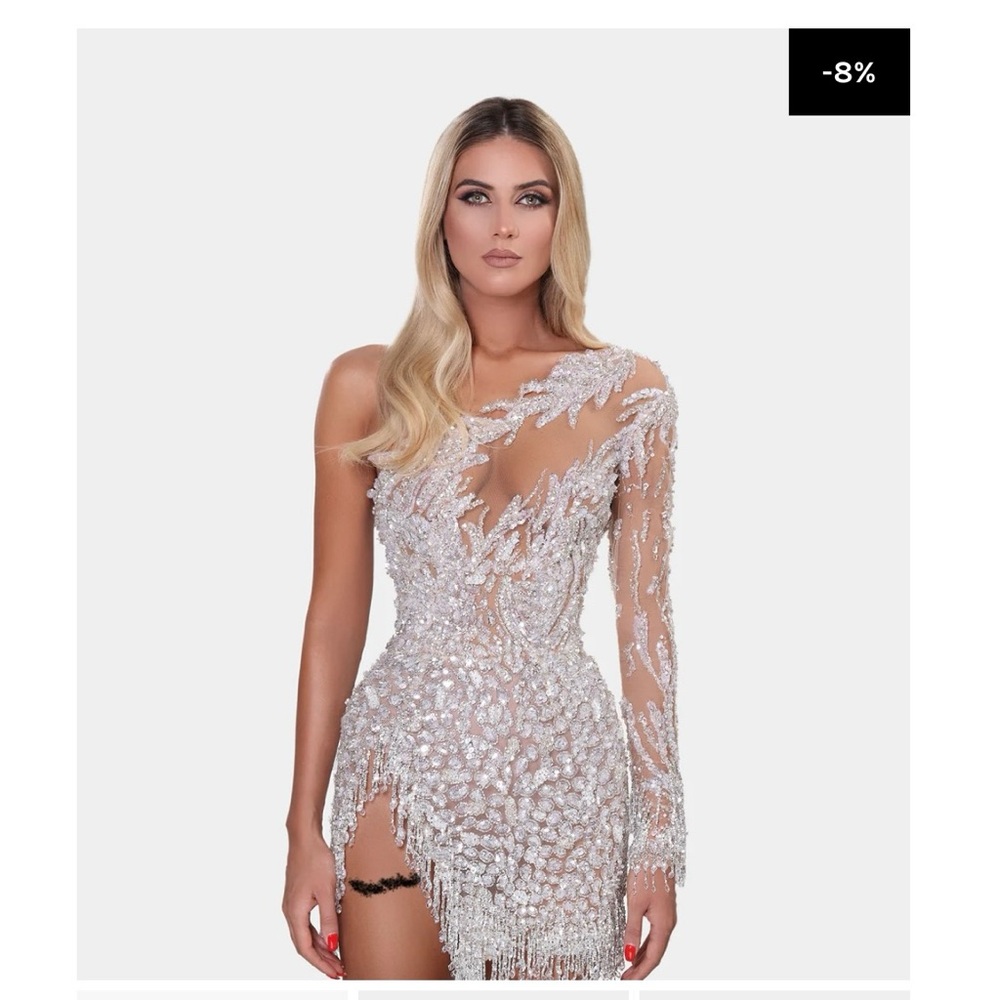 Albina Dyla one shoulder dress